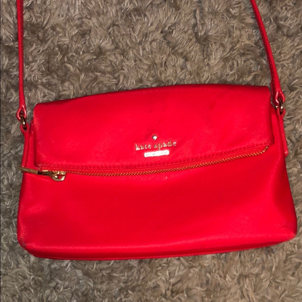 Kate Spade red crossbody